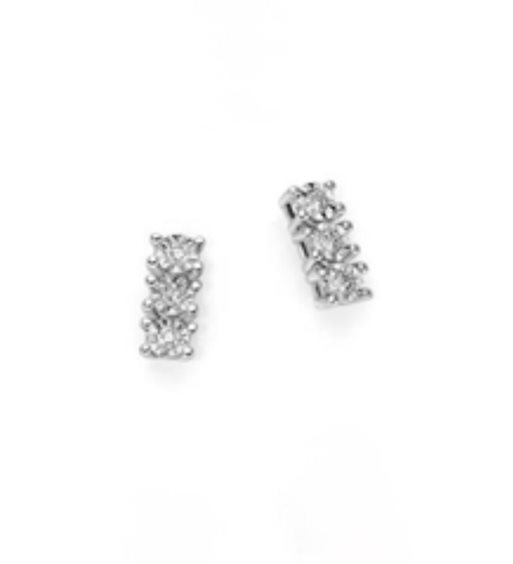 Boucles d'oreilles Oro Gioia Femme in Or blanc Diamante 0.06 Ct OOT13154.006 - OOT13154.006
